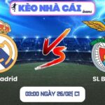 Soi kèo Real Madrid vs SL Benfica (03:00 ngày 26/02| C1) 9 Soi kèo Real Madrid vs SL Benfica (03:00 ngày 26/02| C1)