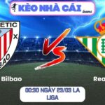 Soi kèo Athletic Bilbao vs Real Betis (00:30 ngày 23/03, La Liga) 9 Athletic Bilbao vs Real Betis