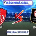 Soi kèo Brest vs Rennes (00:00 ngày 05/04, Ligue 1) 9 Brest vs Rennes