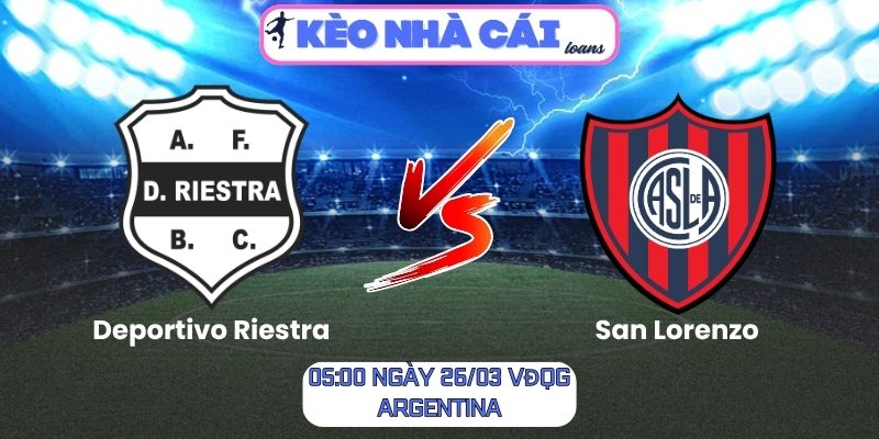 Deportivo Riestra vs San Lorenzo