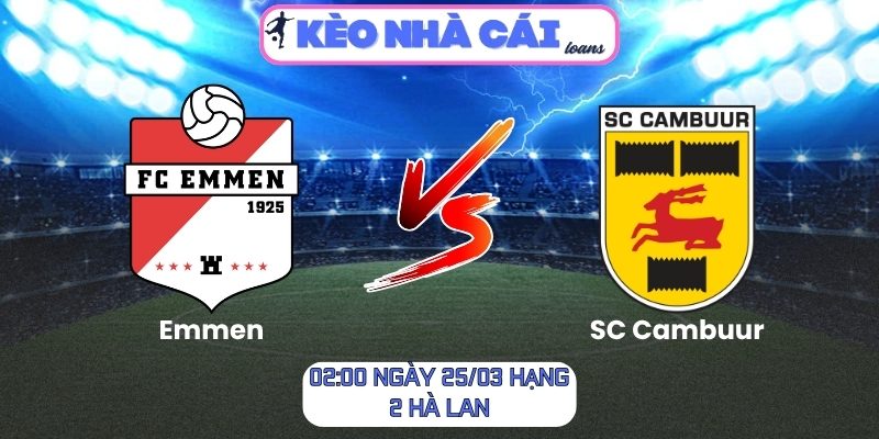 Emmen vs SC Cambuur