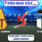 Soi kèo Deportes Tolima vs O’Higgins (07:30 ngày 12/03, Copa Libertadores)